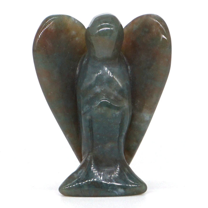 India Agate Crystal Angel Figurines | Green Witch Creations