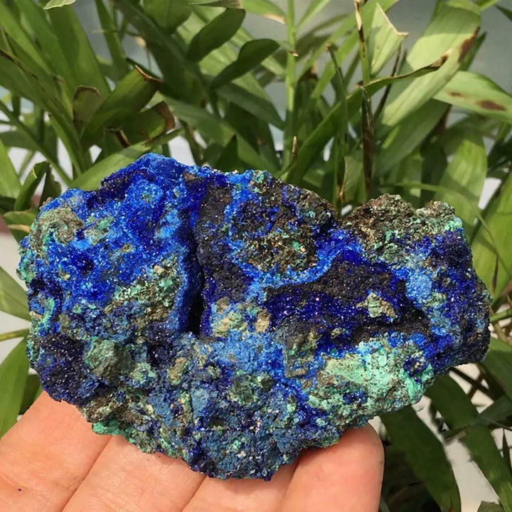 Azurite Malachite Crystal Geode | Green Witch Creations