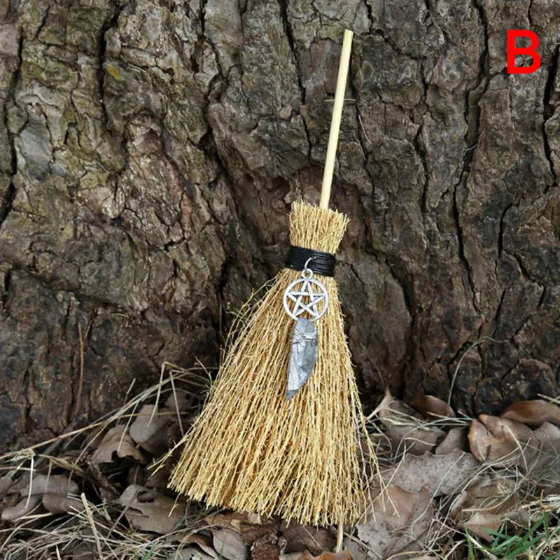 Mini Crystal Charm Witch Broom For Sale Online | Green Witch Creations