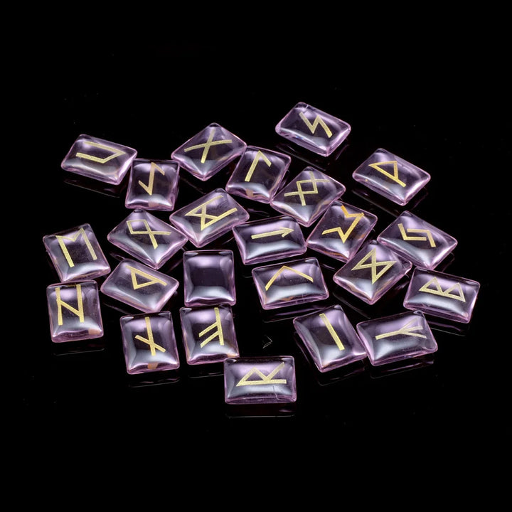 Purple Viking Rectangle Runes For Sale Online | Green Witch Creations