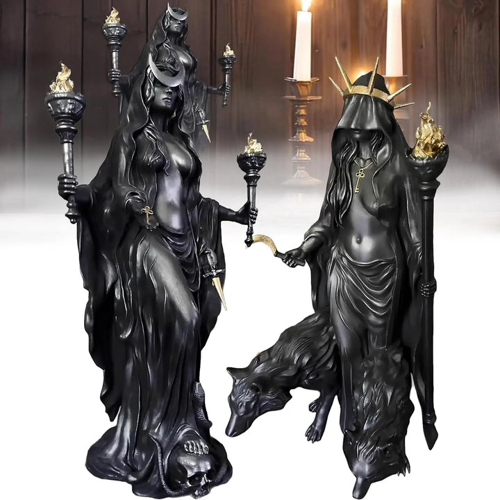 Hekate Black Statues