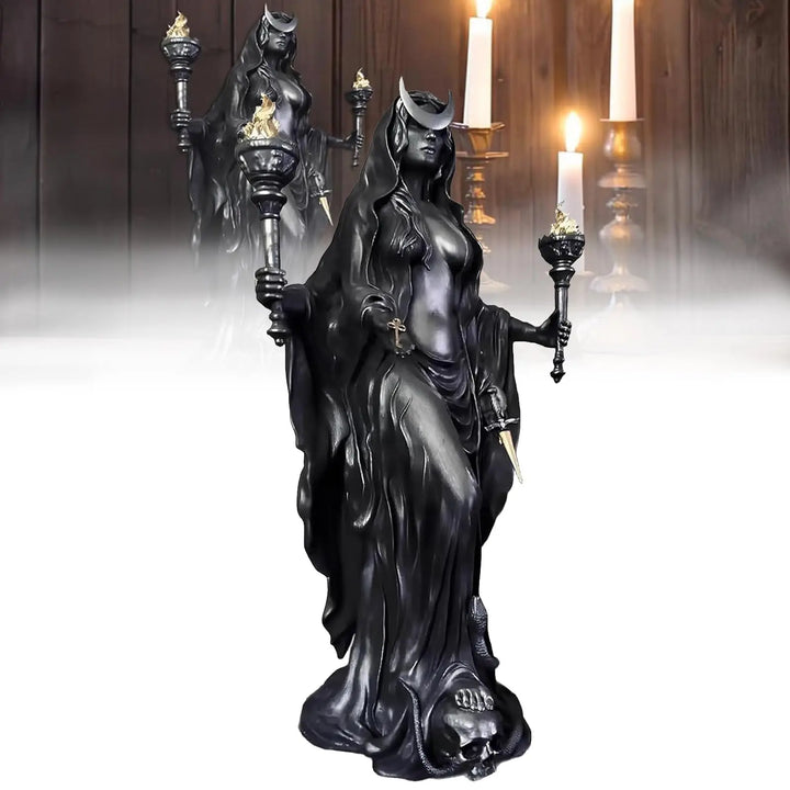 Hekate Moon Statue