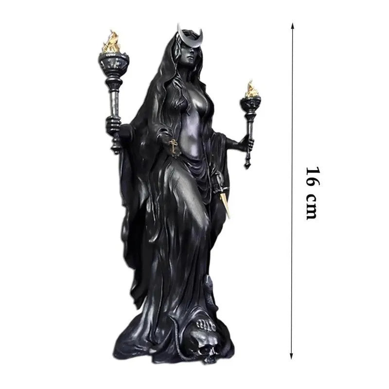 Hekate Moon Statue