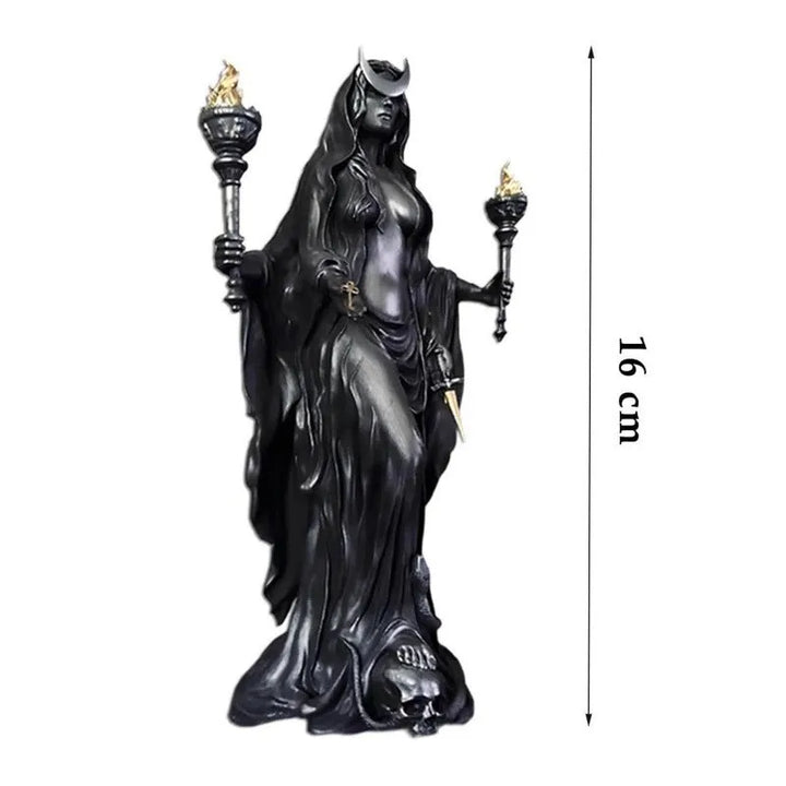 Hekate Moon Statue