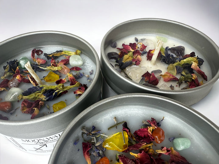 Herb & Crystals Zodiac Candles