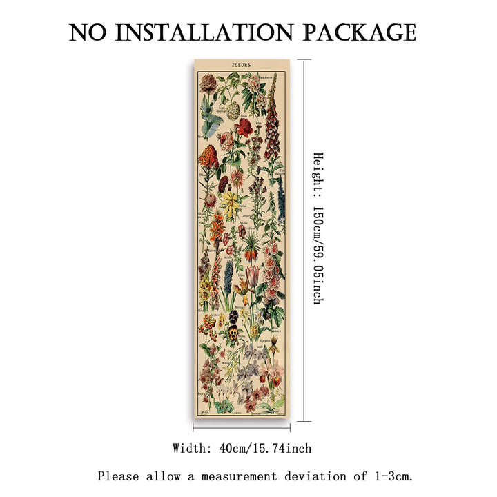 Herbal Boho Wall Banner Tapestry