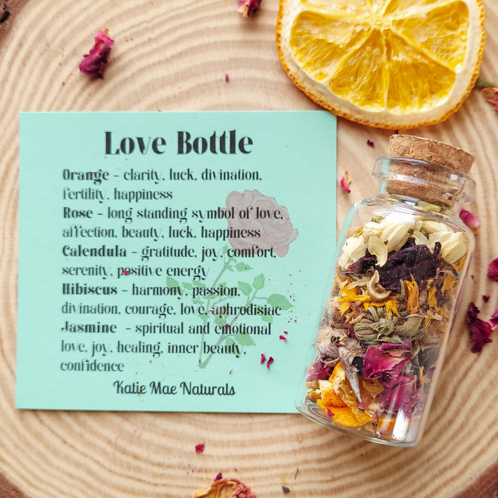 Herbal Love Spell Bottle