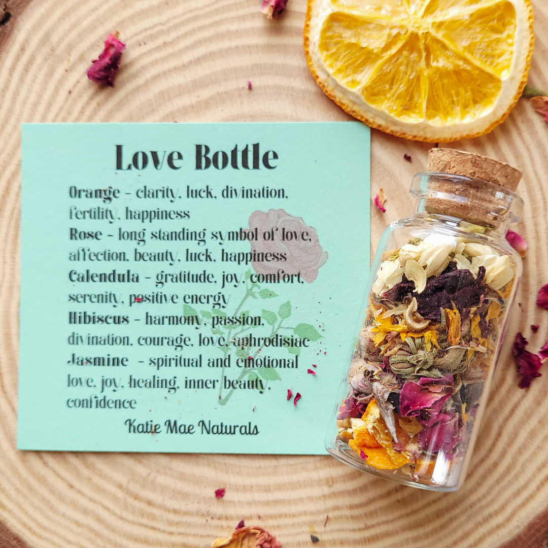 Herbal Love Spell Bottle