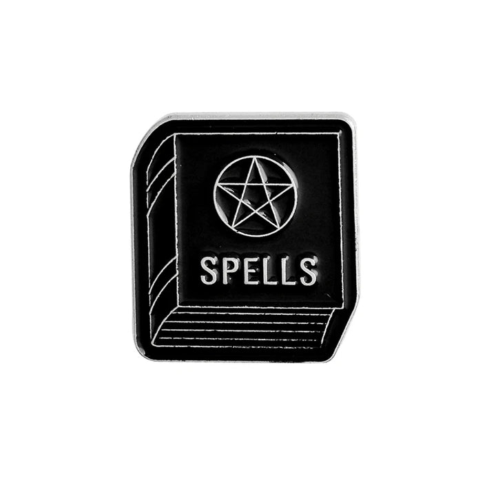 Spells Pentacle Spell Book Pin For Sale