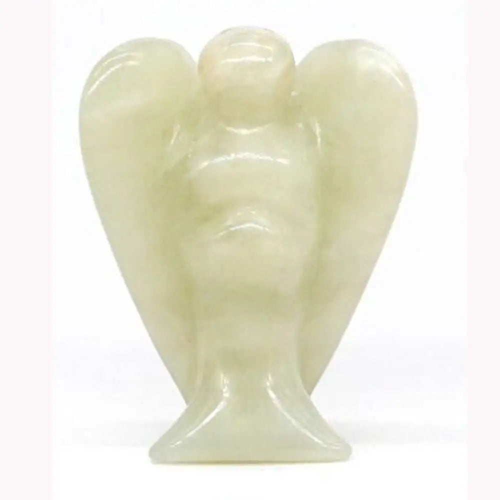 Jade Crystal Angel Figurines | Green Witch Creations