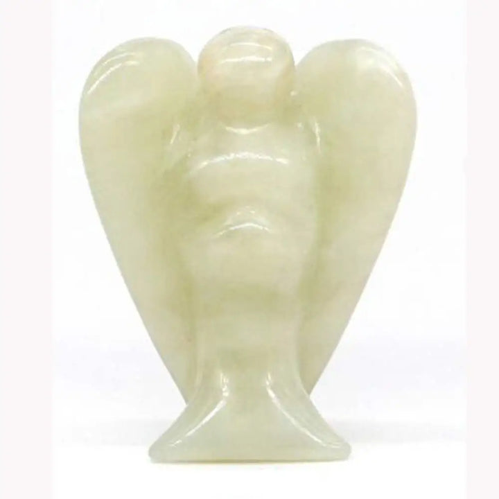 Jade Crystal Angel Figurines | Green Witch Creations