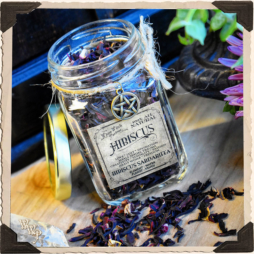 Hibiscus Flowers Jar