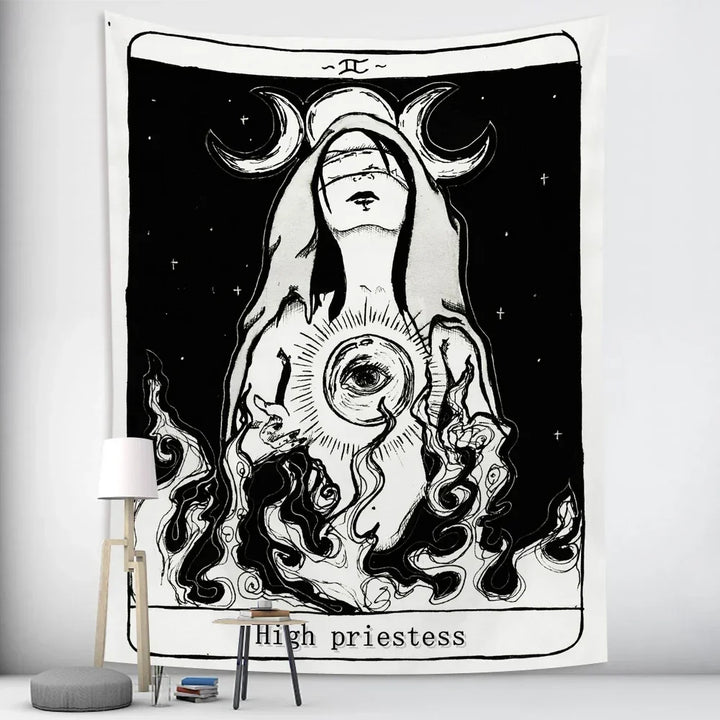 High Priestess Tarot Tapestry