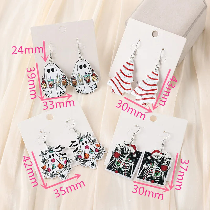 Holiday Halloween Christmas Earrings