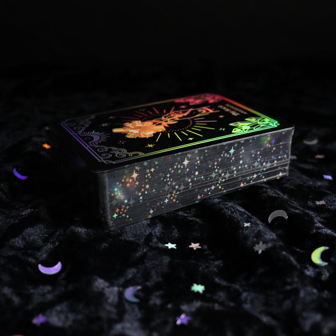 Holographic Silver Tarot Deck