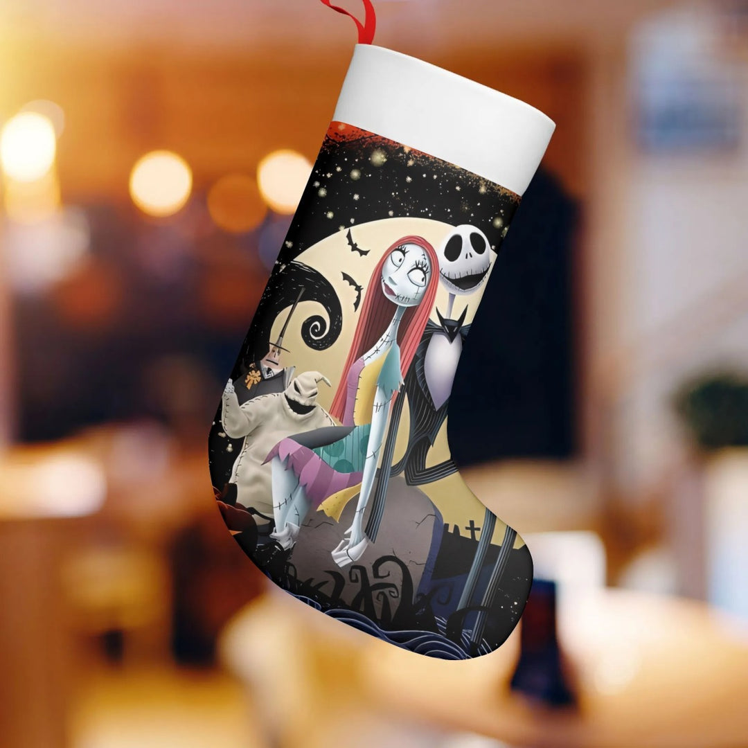 Jack Skellington Sally Oogie Boogie Christmas Stocking