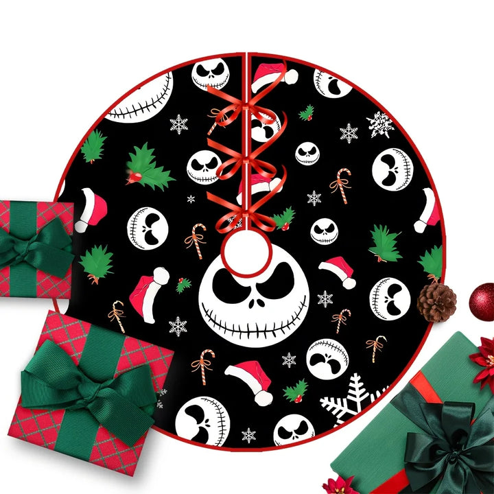 Jack Skellington Santa Claws Christmas Tree Skirt