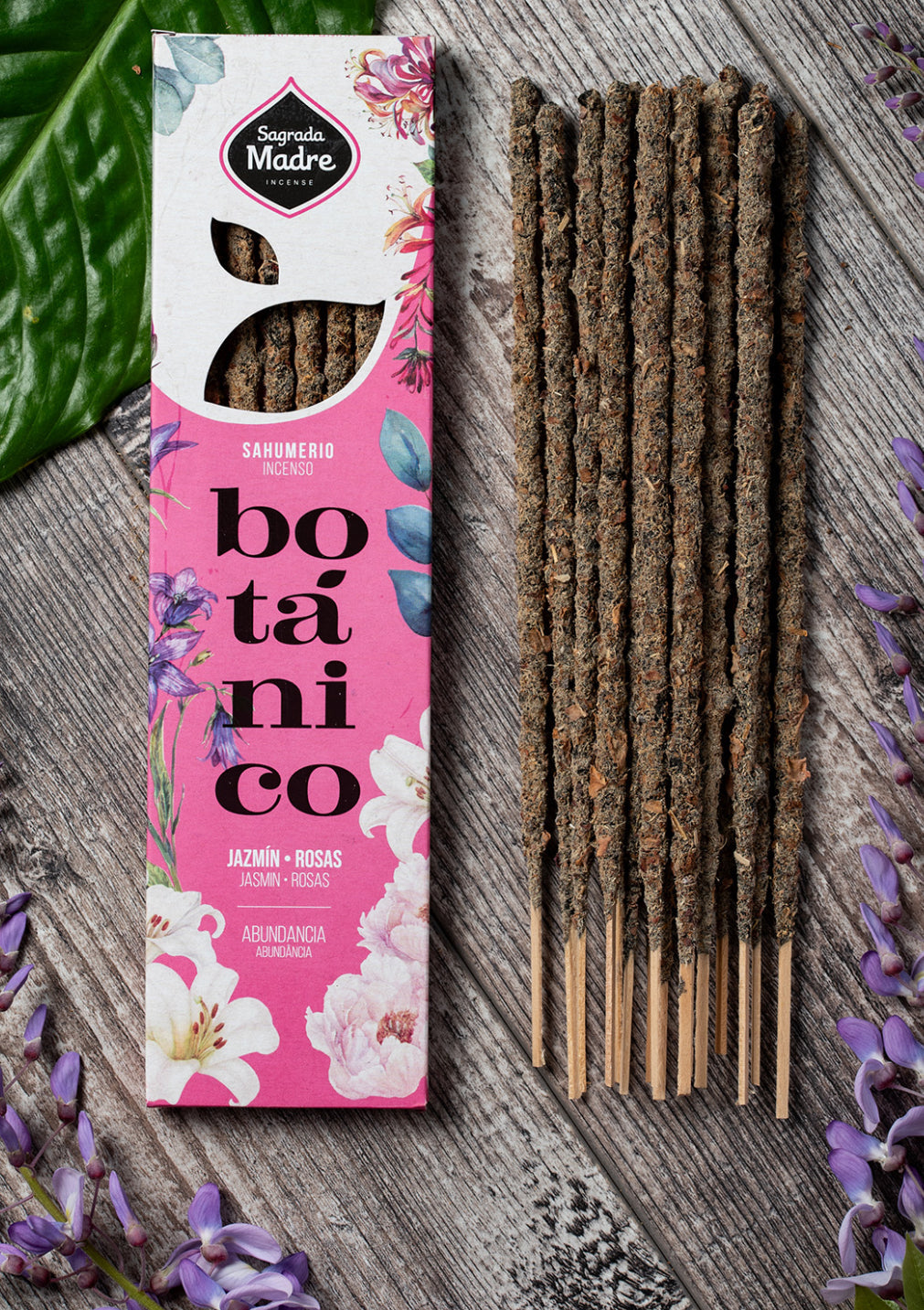 Jasmine Rose Botanical Incense Sticks