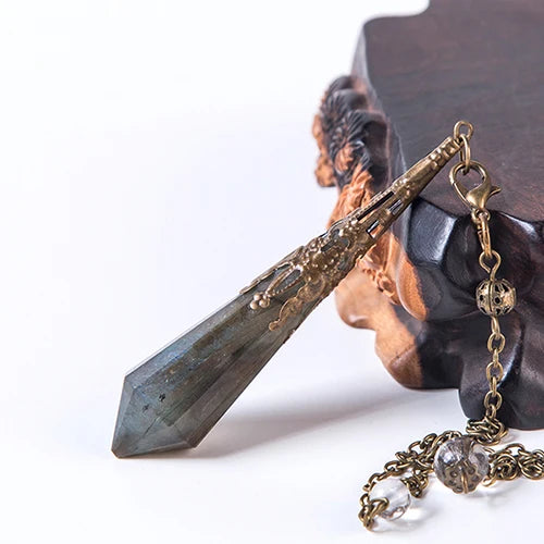 Labradorite Copper Pendulum