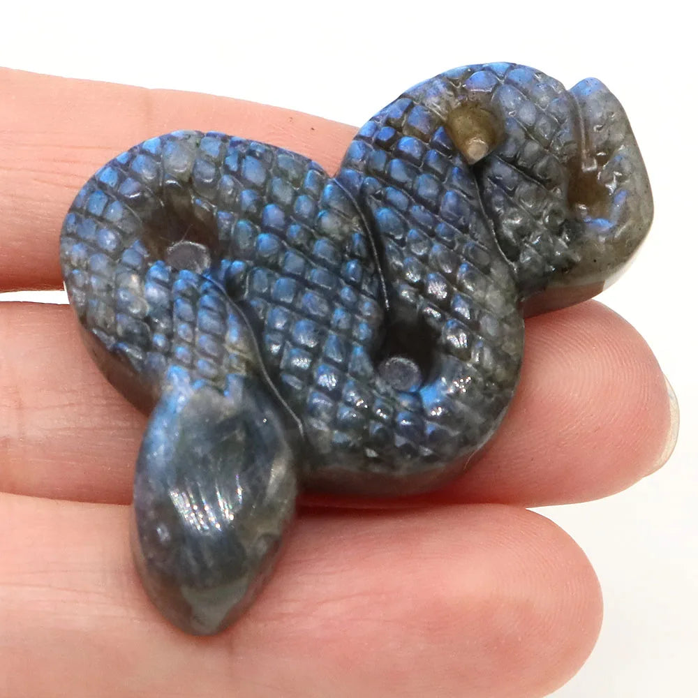 Labradorite Crystal Snake
