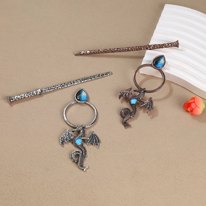 Labradorite Dragon Hair Sticks