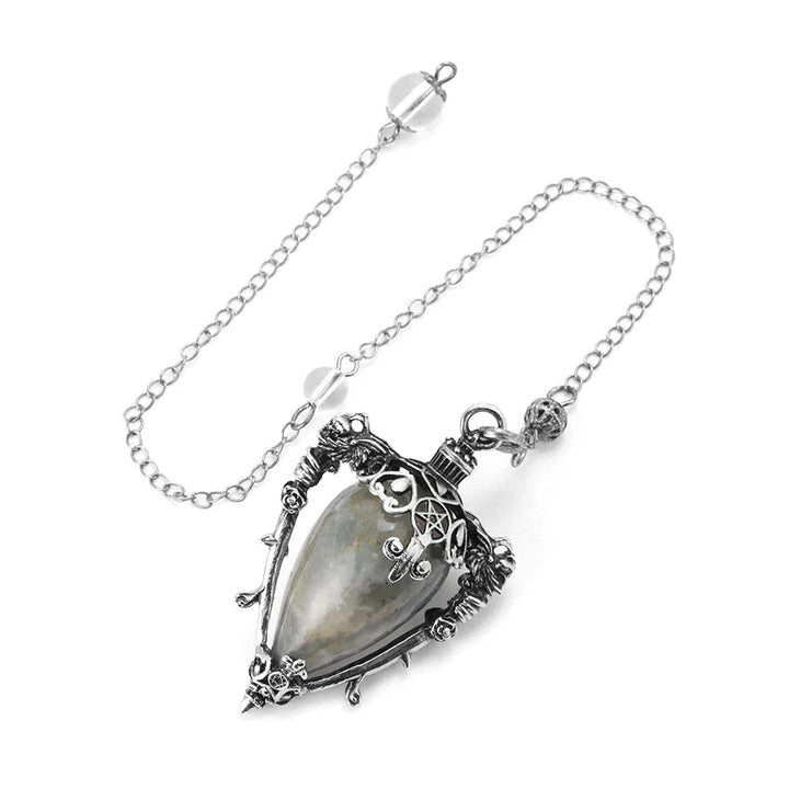 Labradorite Pentagram Pendulum