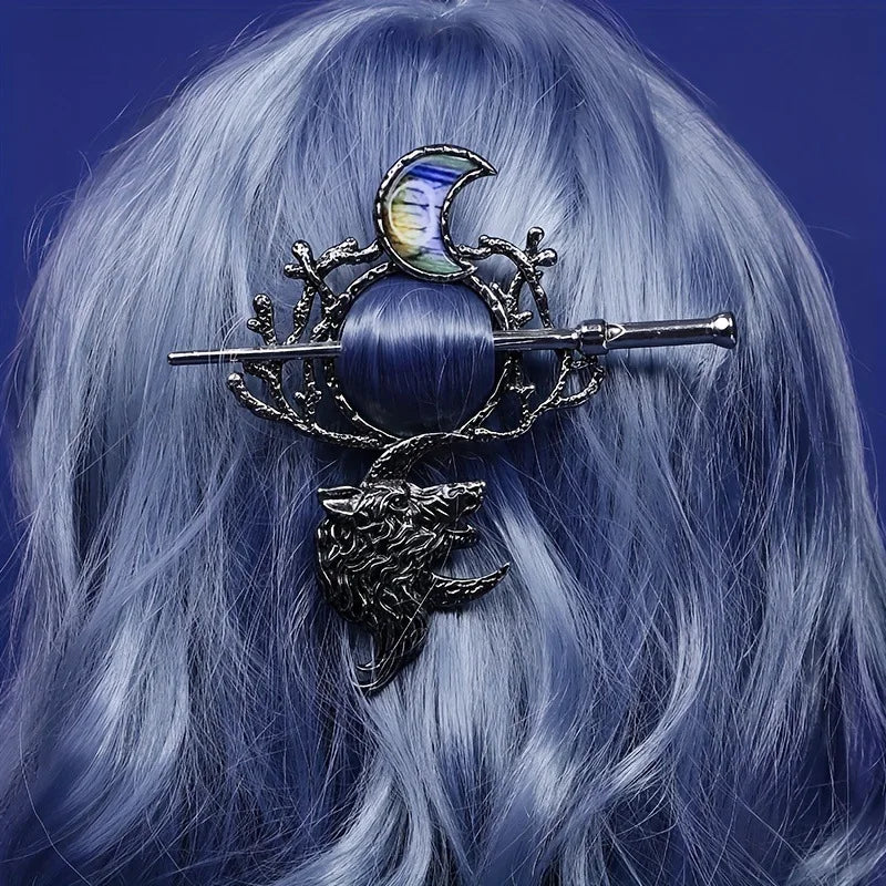 Labradorite Wolf Hair Stick
