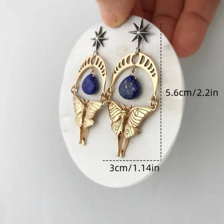 Lapis Butterfly Earrings