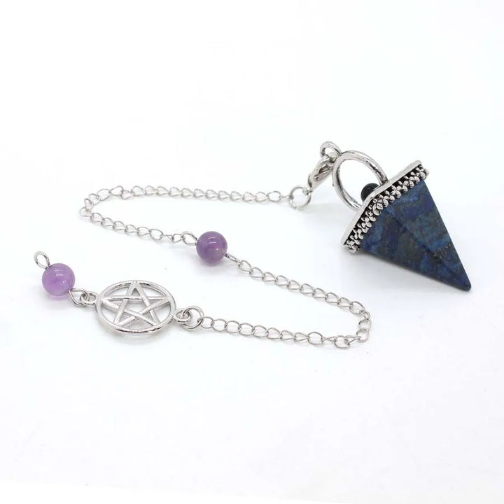 Lapis Lazuli Pentacle Pyramid Pendulums