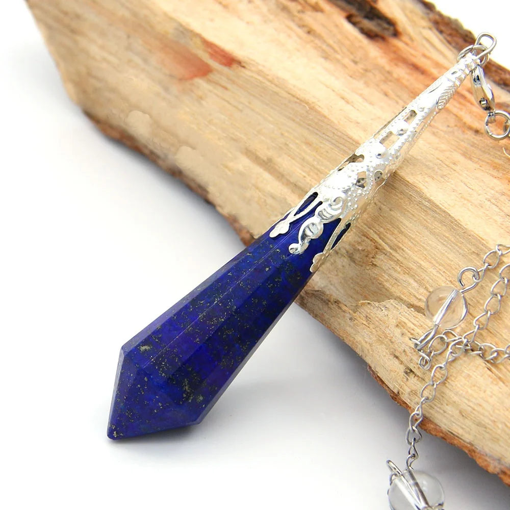 Lapis Lazuli Silver Pendulum