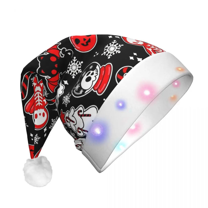 Light Up Creepmas Santa Hat