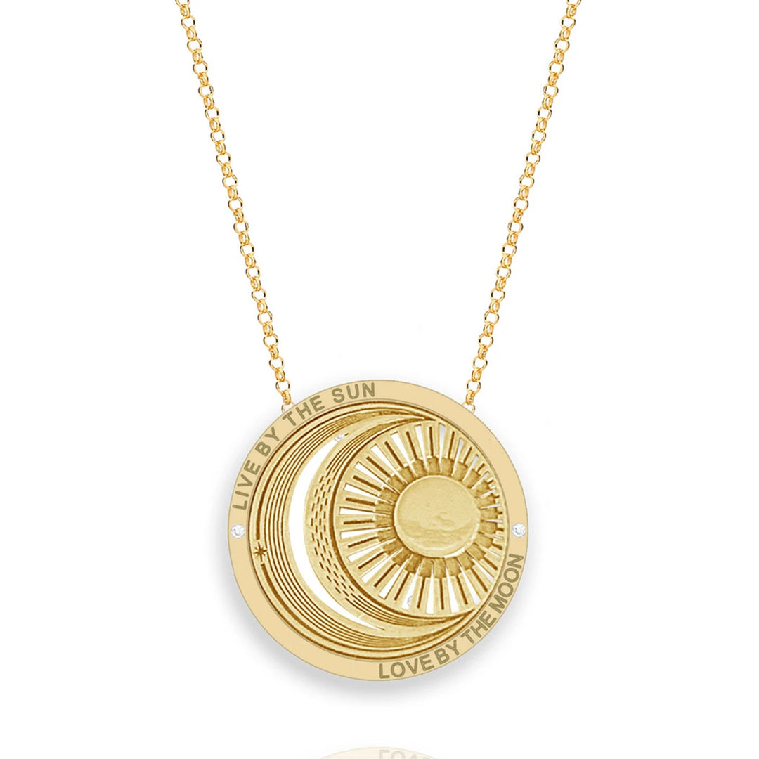 Live By Th Sun Love By The Moon Gold Necklaces