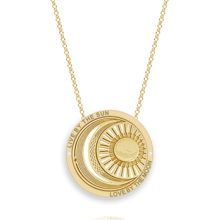 Live By Th Sun Love By The Moon Gold Necklaces