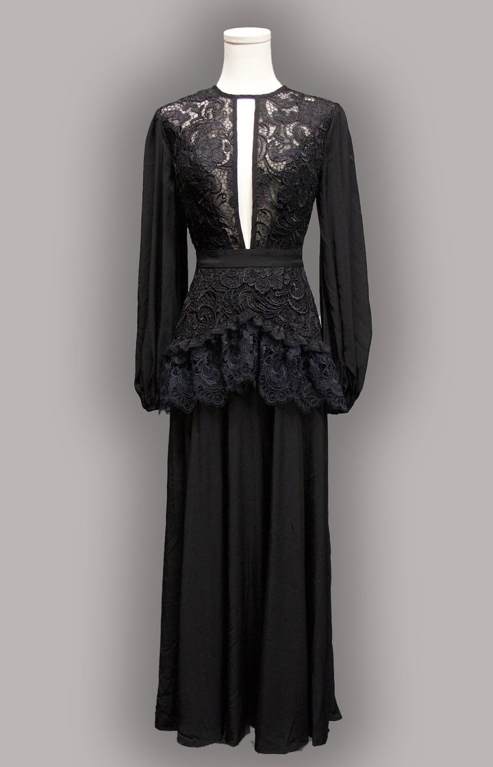 Long Lace Victorian Dress