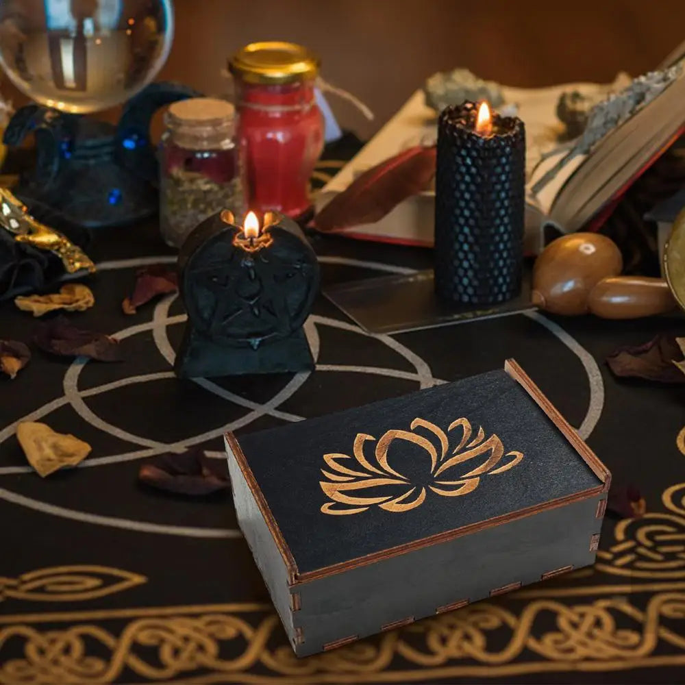 Lotus Flower Tarot Card Box