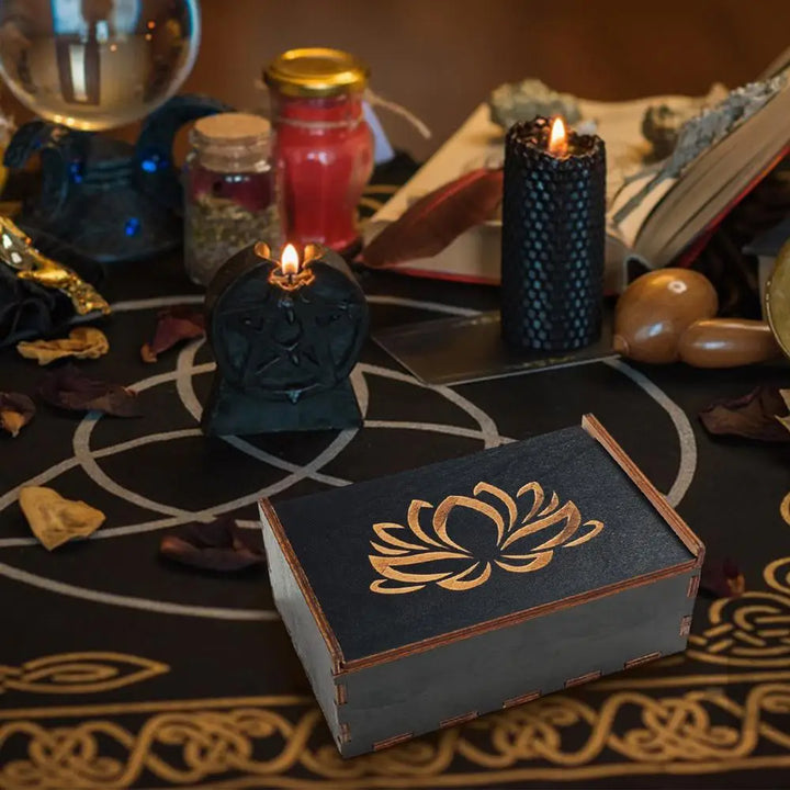 Lotus Flower Tarot Card Box