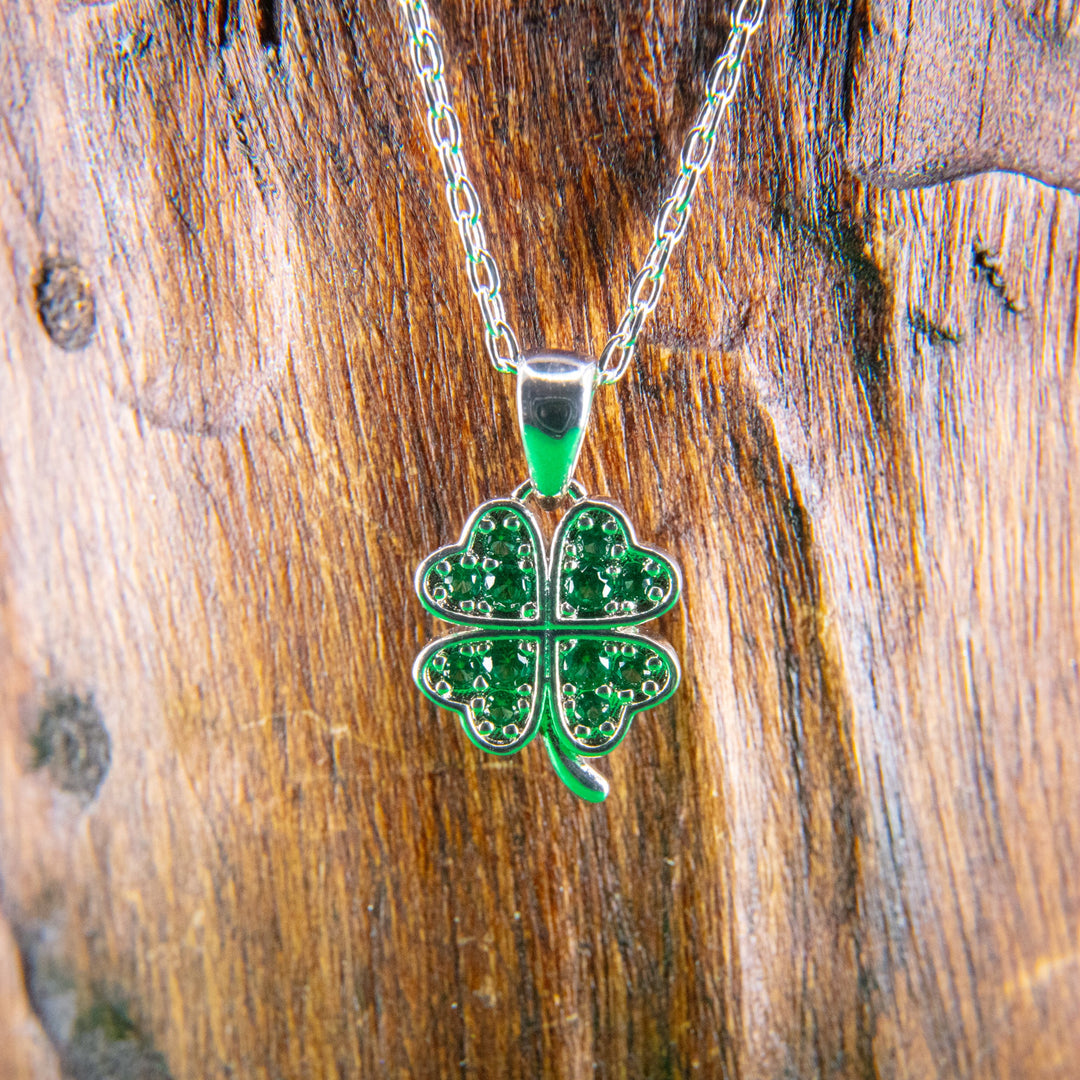 Luck of the Irish Clover Necklace