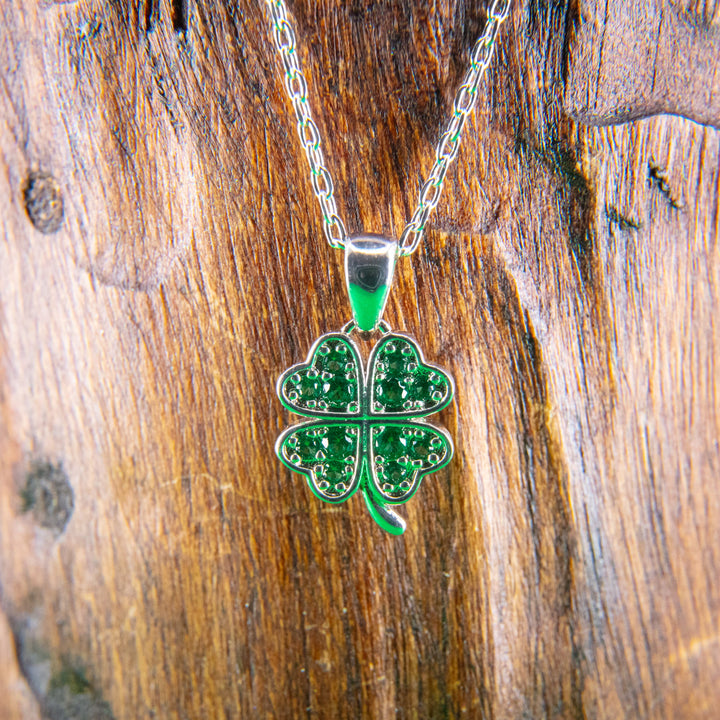 Luck of the Irish Clover Necklace