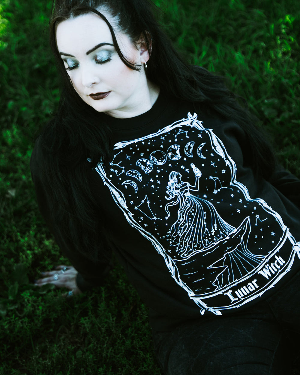 Lunar Witch Long Sleeve Sweatshirt