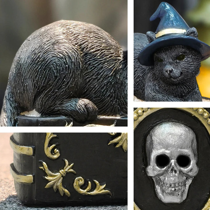 Magic Black Cat Figurine