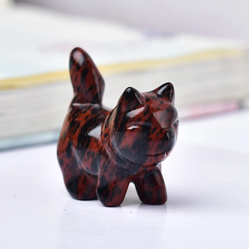 Mahogany Obsidian Cat
