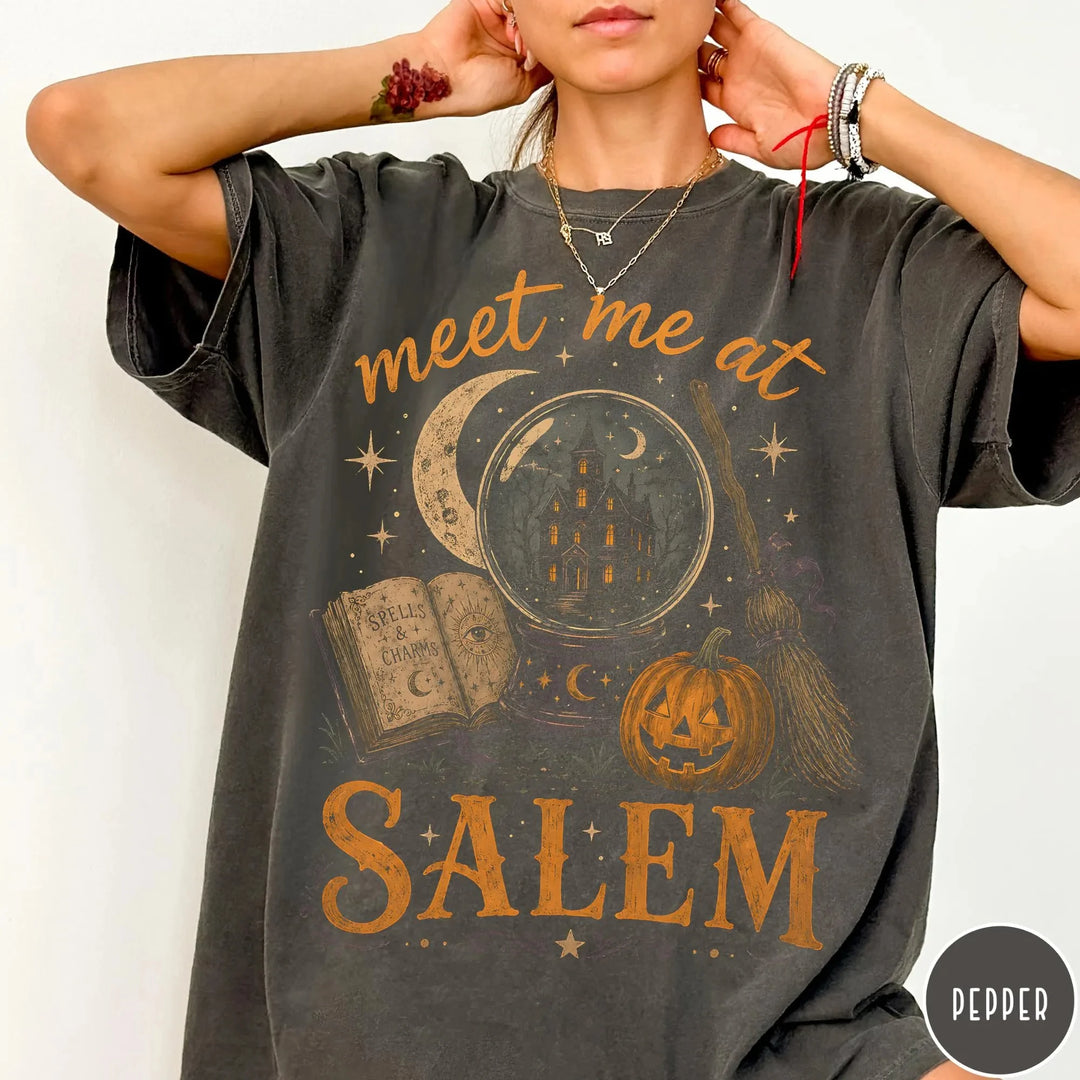 Meet Me At Salem T-Shirt - Gray
