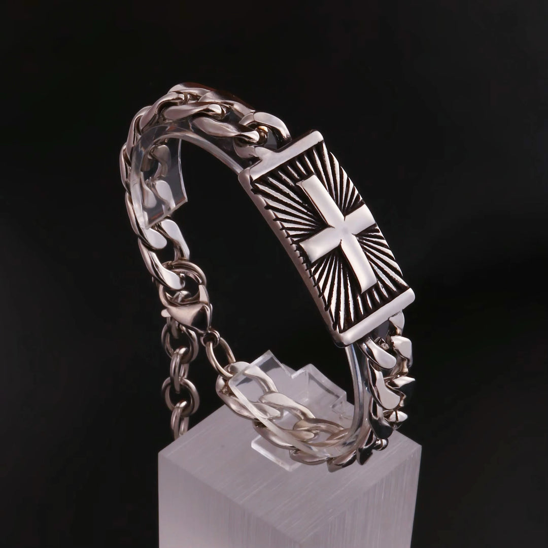 Men's Cross Bracelet
