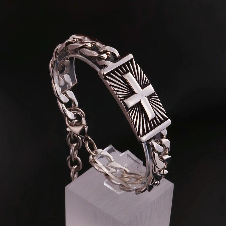Men's Cross Bracelet