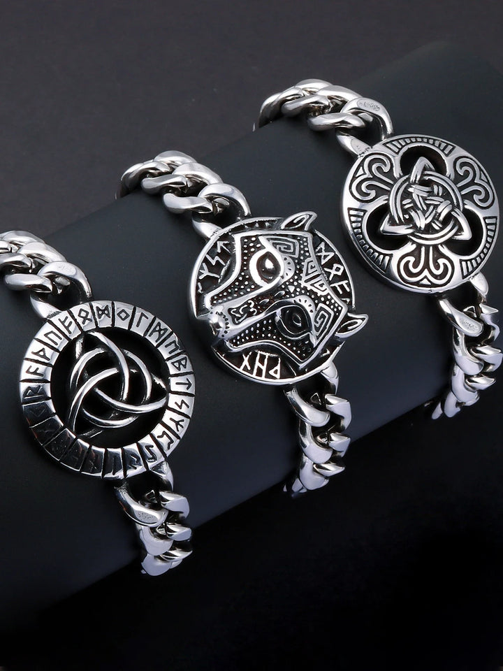 Men's Viking Chain Link Bracelets