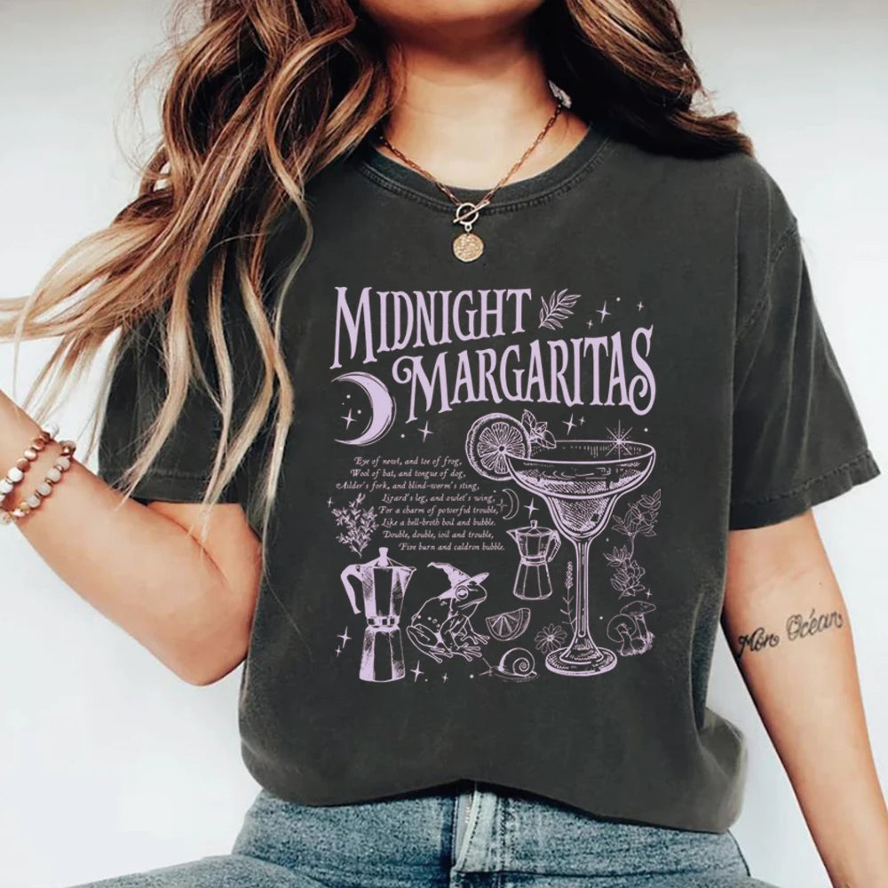 Midnight Margaritas T-Shirt - Grey