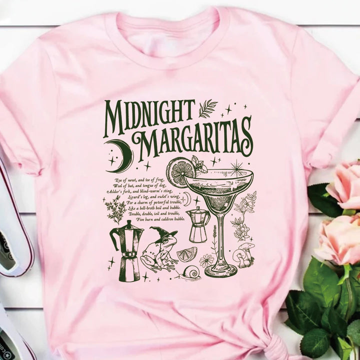 Midnight Margaritas T-Shirt - Pink