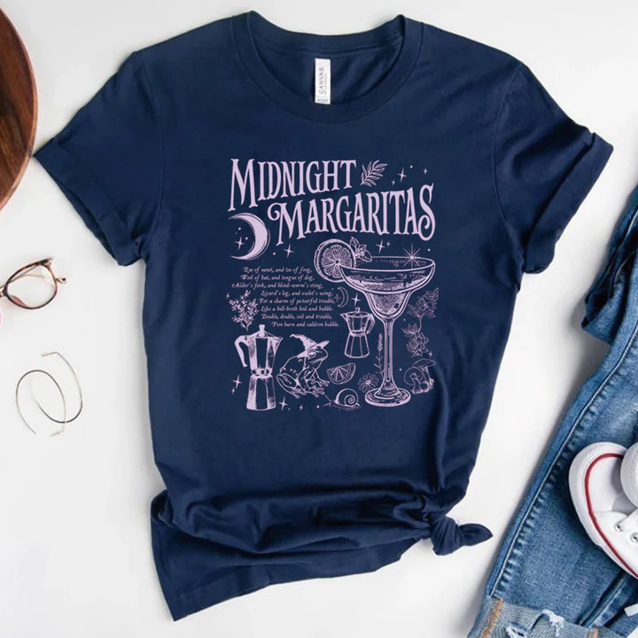 Midnight Margaritas T-Shirt - Navy Blue