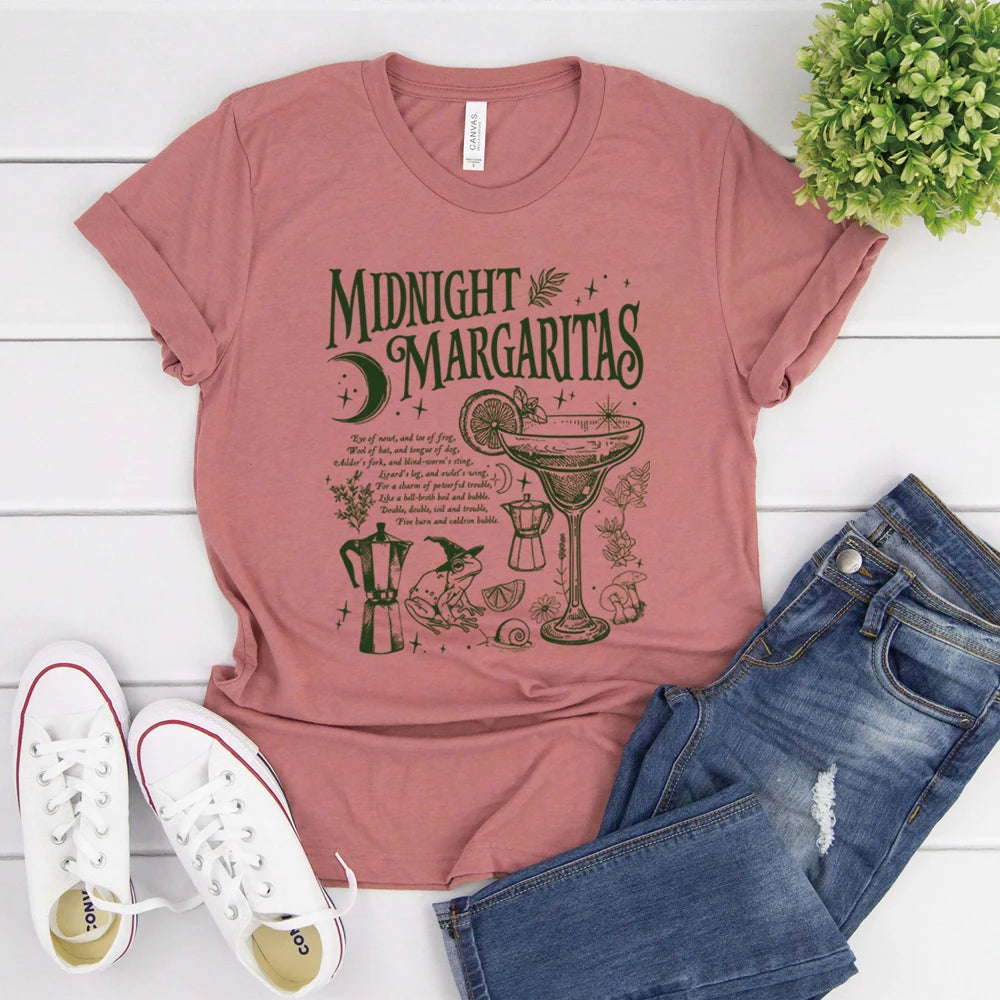 Midnight Margaritas T-Shirt - Pink