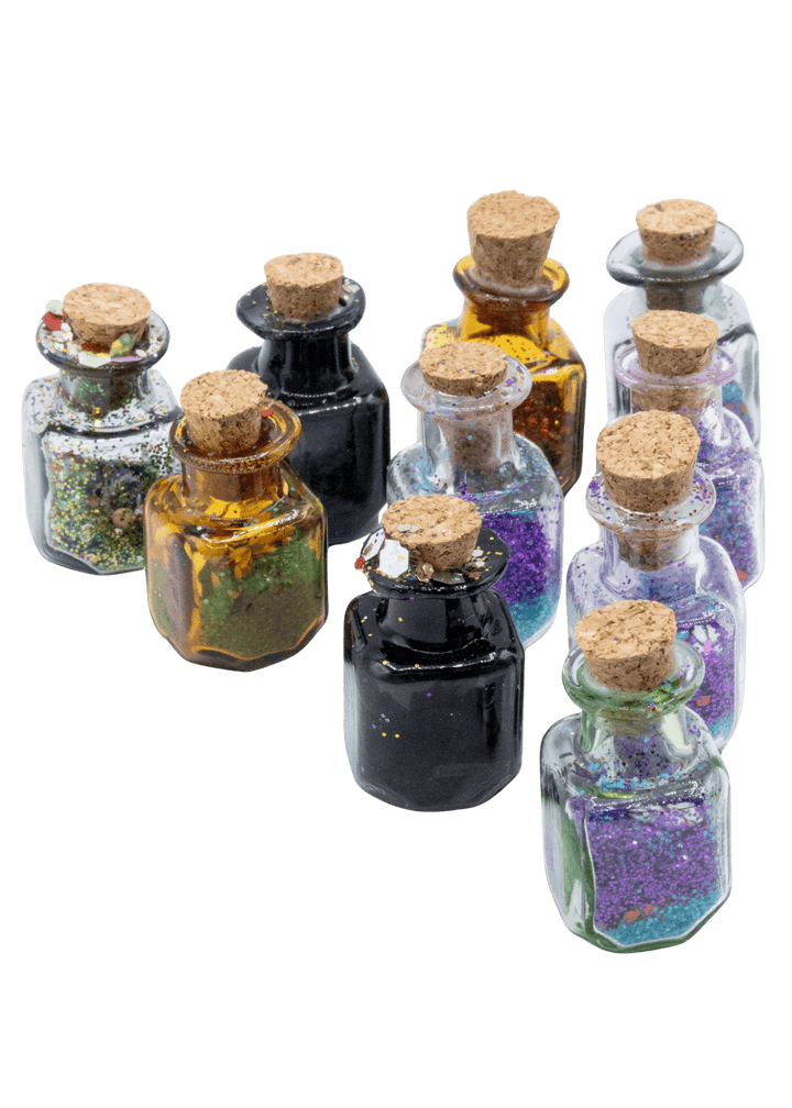 Mini Glitter Potion Spell Jars